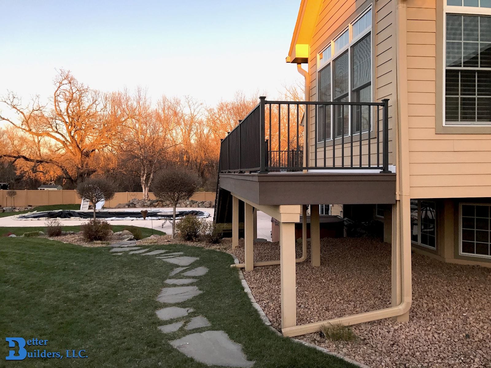 Johnston, IA Deck and Lighting Project Better Builders